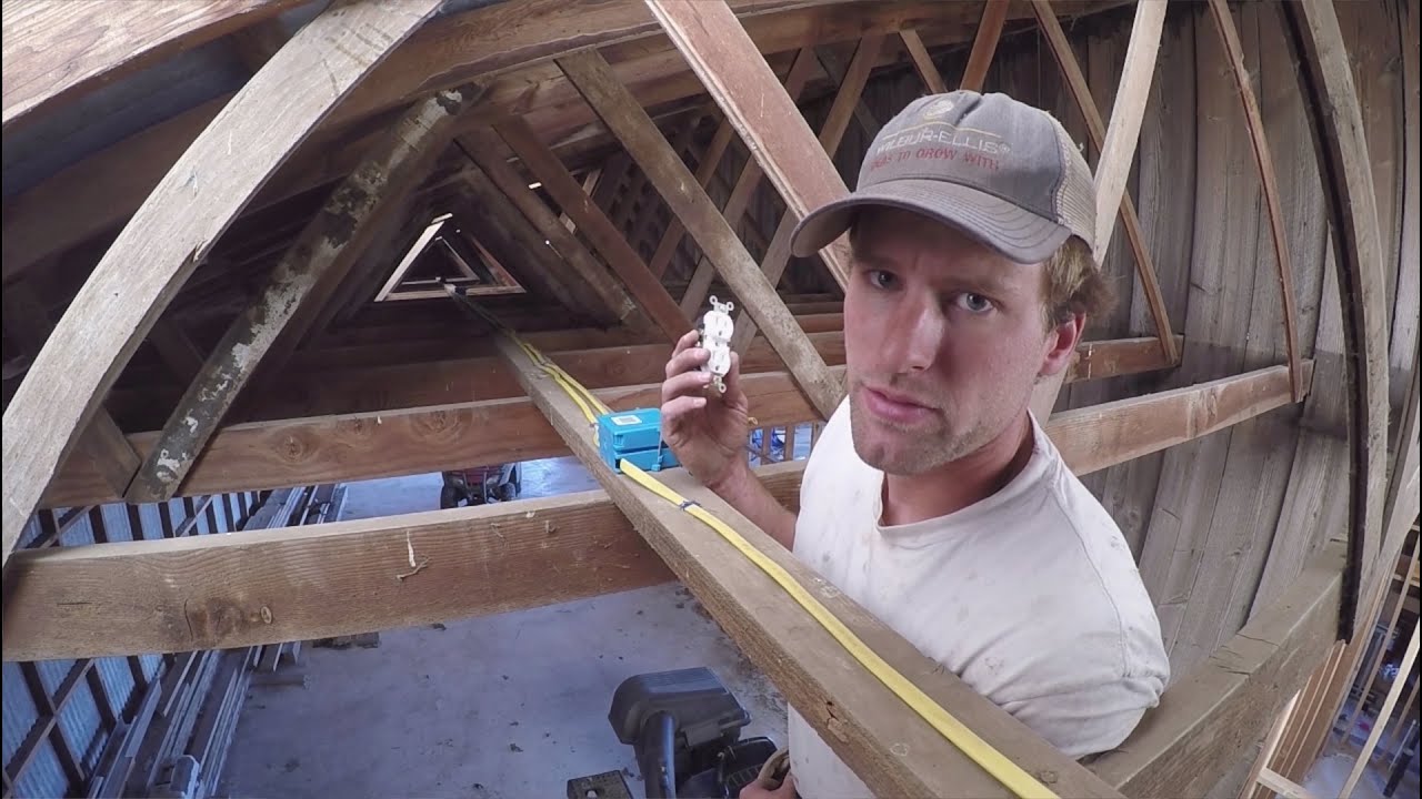 #07 - Installing Shop Lights in the Barn