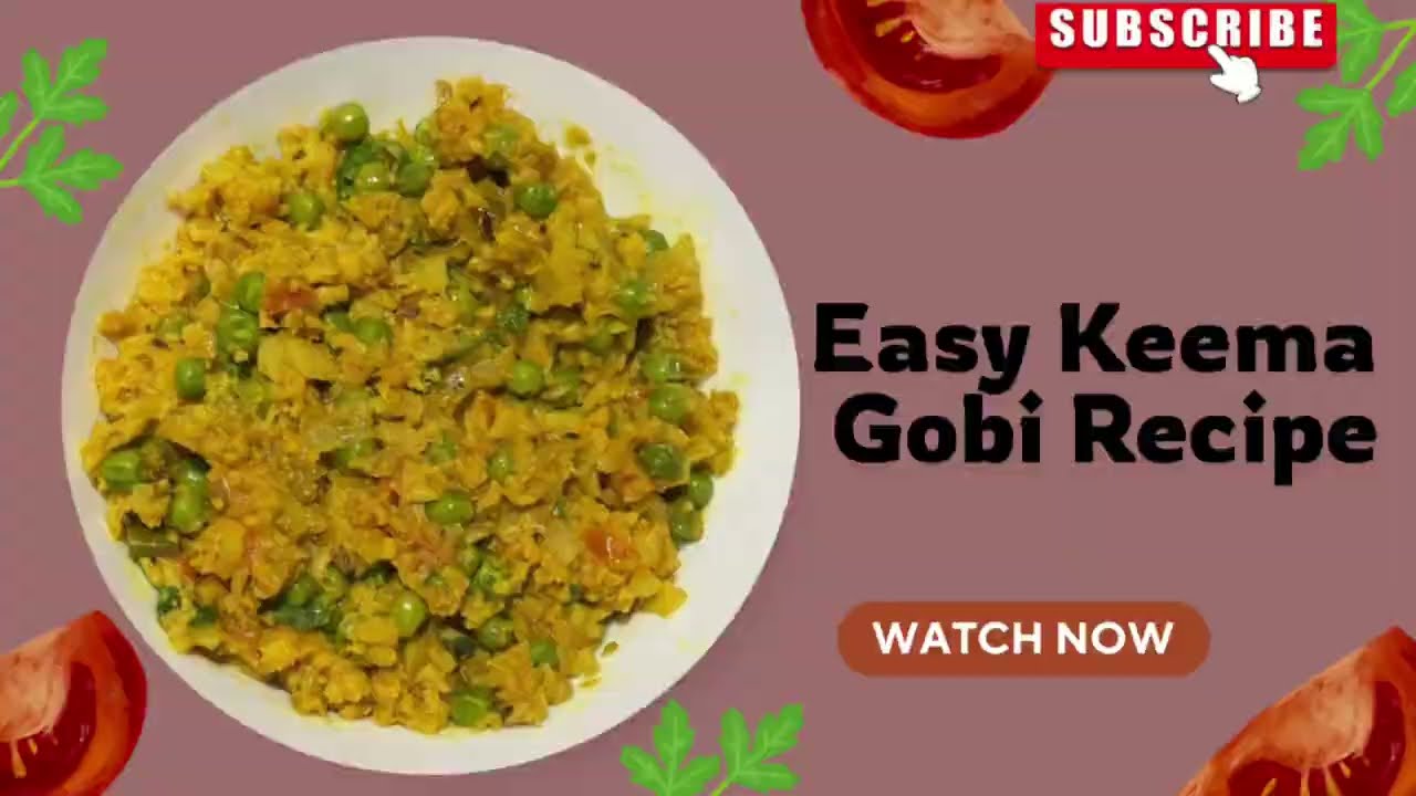 Veg Keema Gobi Recipe | Cauliflower Keema | Easy Vegetarian Indian Dinner