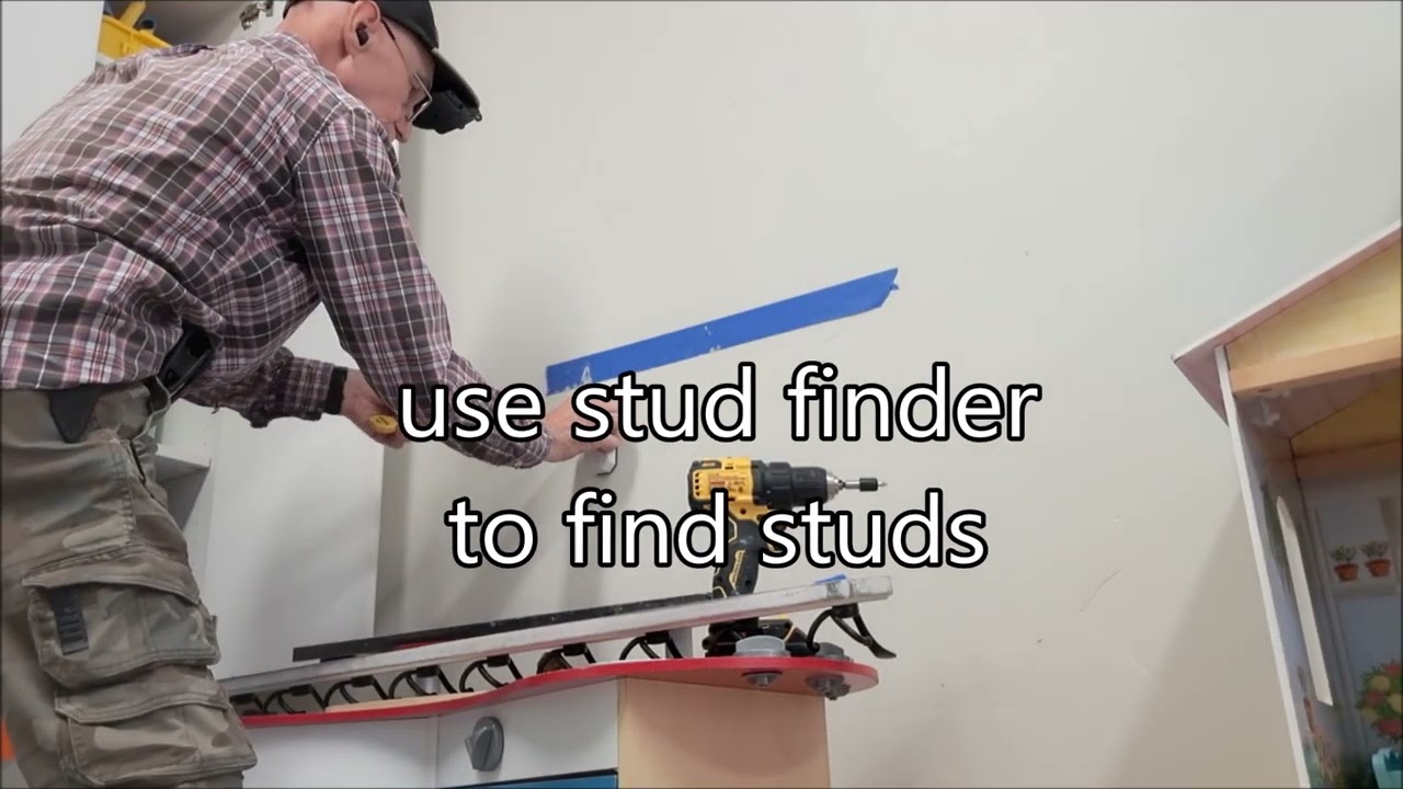 how to find studs and hang to attach to wall hooks set