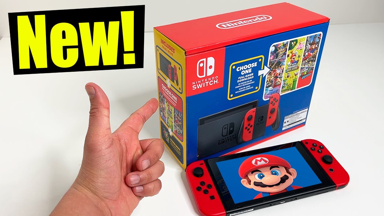 Новый комплект Nintendo Switch | Распаковка и обзор игры Mario Choose One