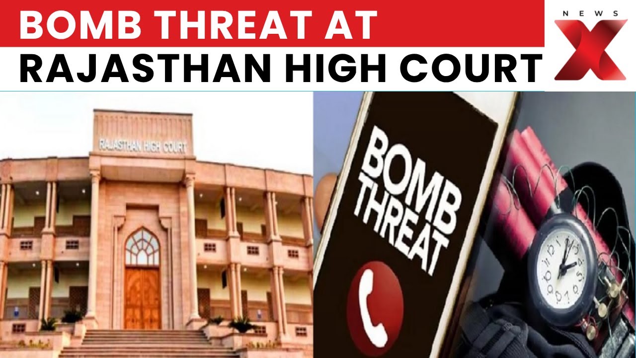 Panic at Rajasthan High Court: Bomb Threat at Rajasthan High Court: ATS, Dog Squad Deployed | NewsX