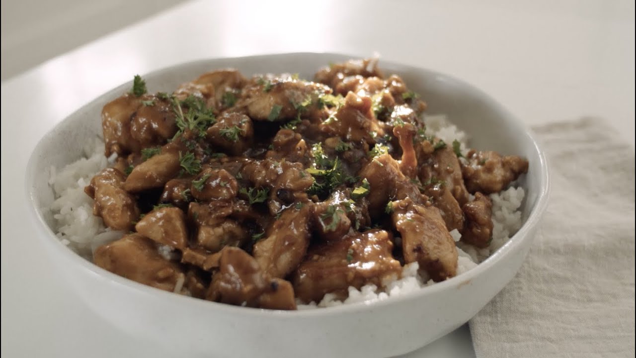 Самая простая в мире курица с арахисовым маслом
