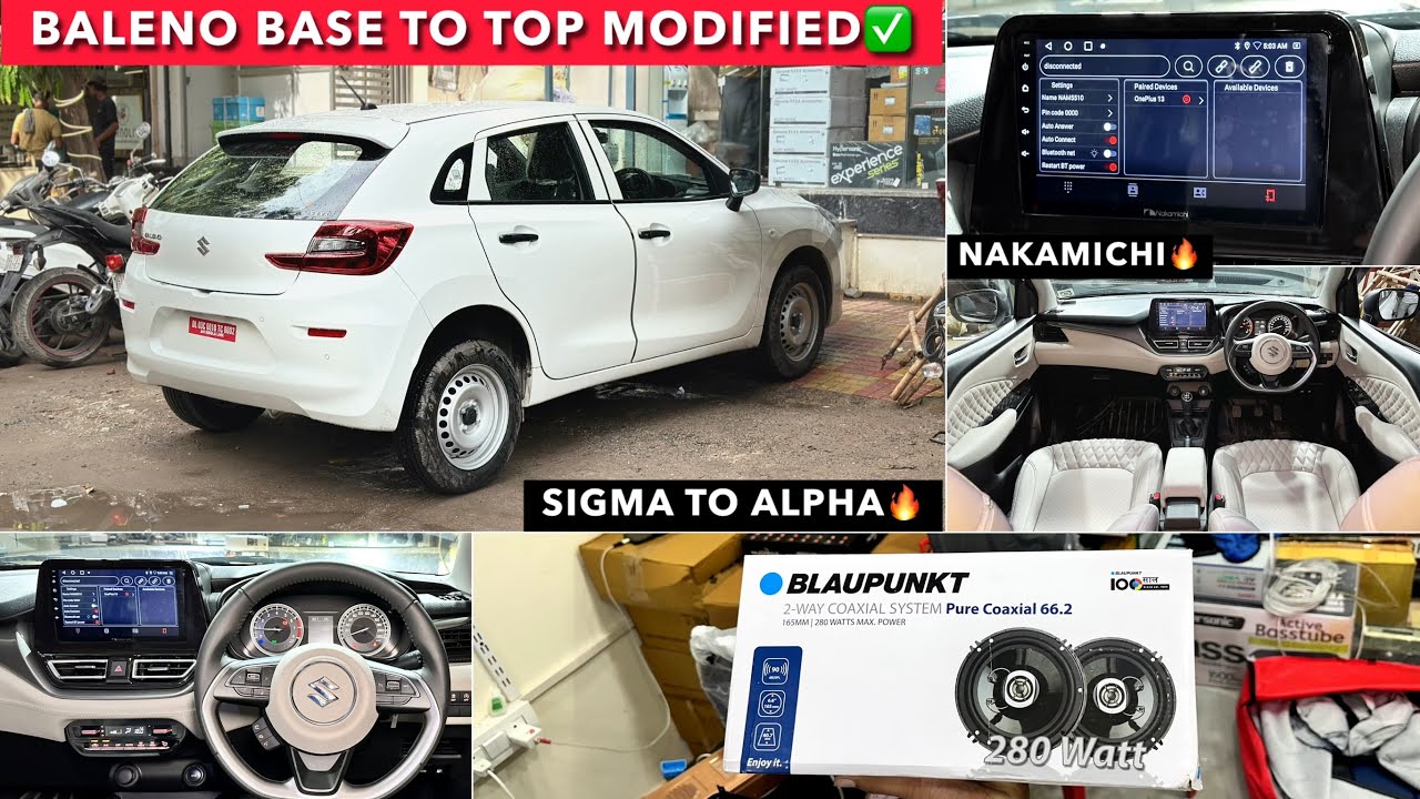 BALENO BASE TO TOP MODIFIED | BALENO MODIFICATION | 2025 BALENO BASE MODEL | ELITE CAR EMPORIUM