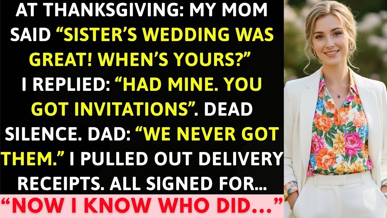 Her Wedding Talk Ruined Thanksgiving — My Response Too