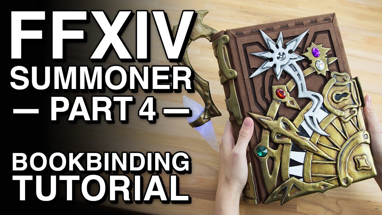 Bookbinding Tutorial - FFXIV Summoner Cosplay - Part 4