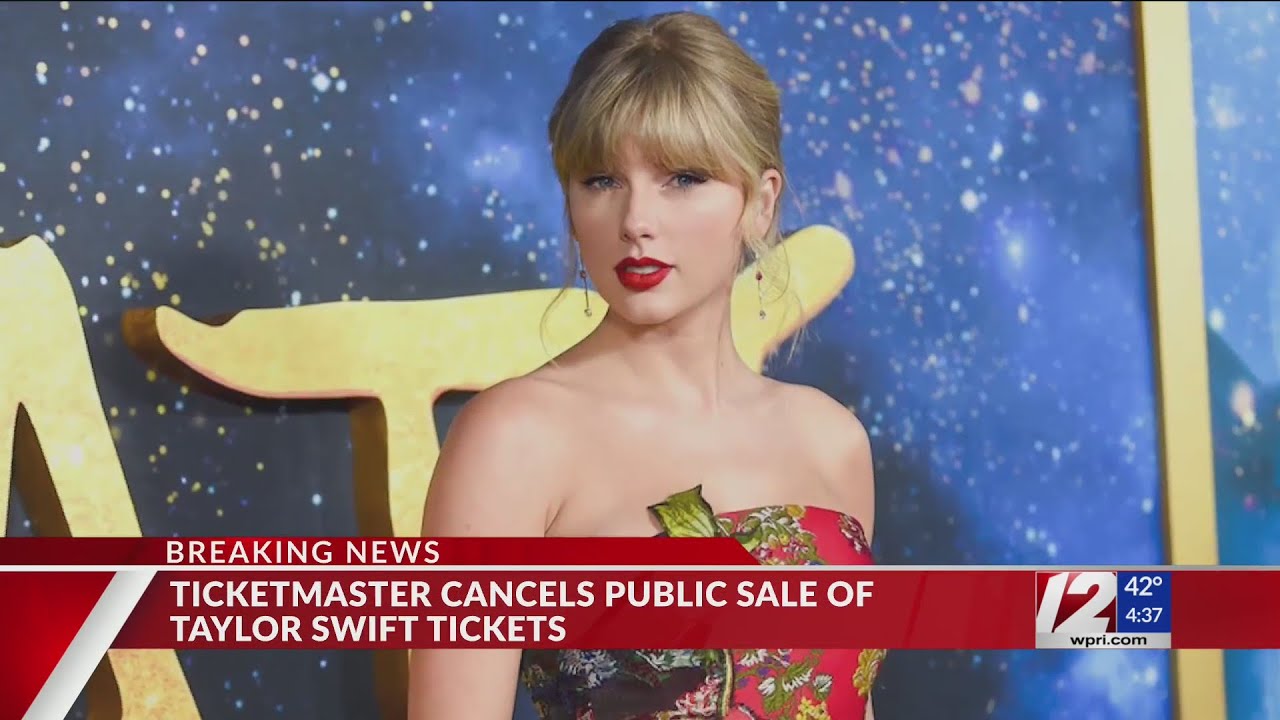 Ticketmaster cancels general ticket sale for Taylor Swift tour