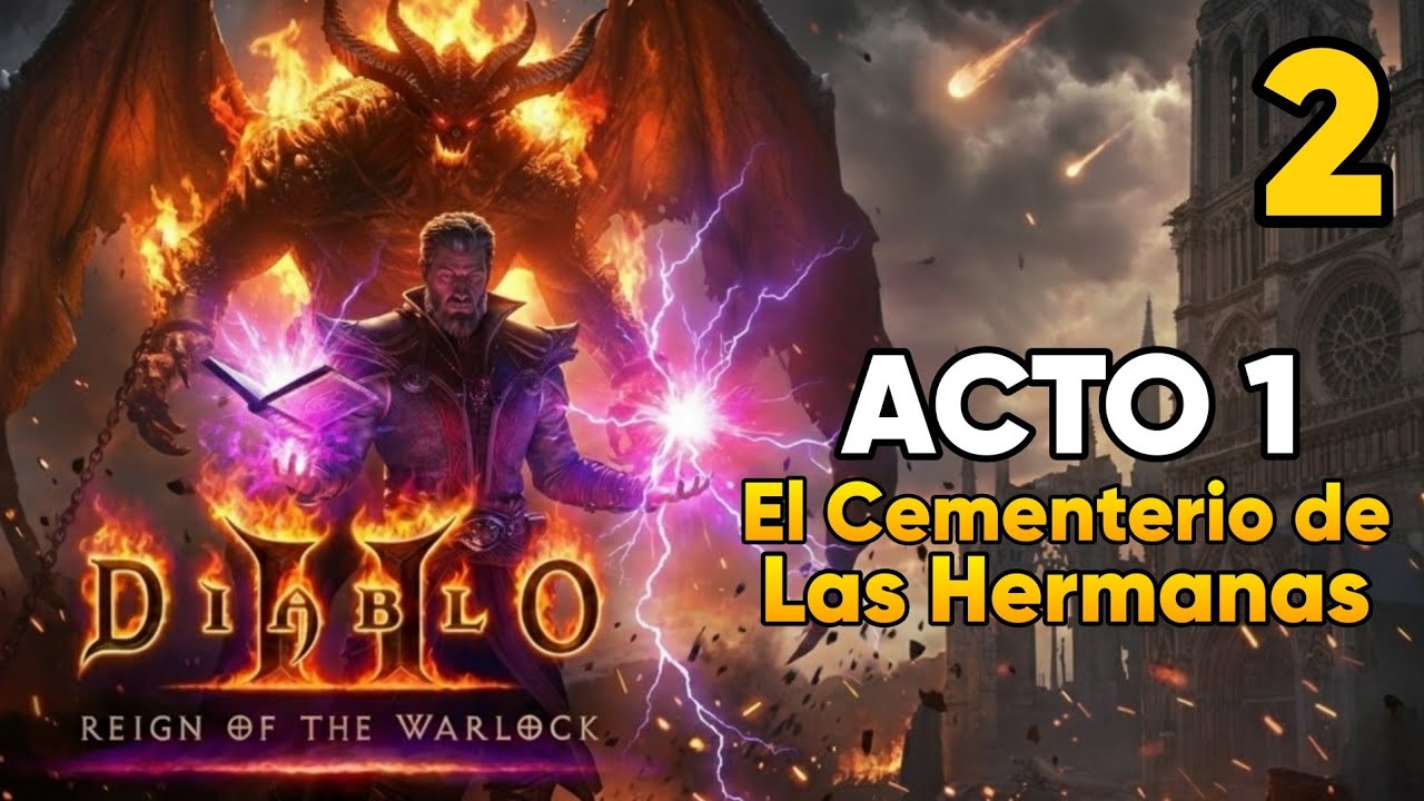GUÍA COMPLETA Diablo II Resurrected | Acto 1 Misión 2 – El Cementerio de las Hermanas - (BRUJO)