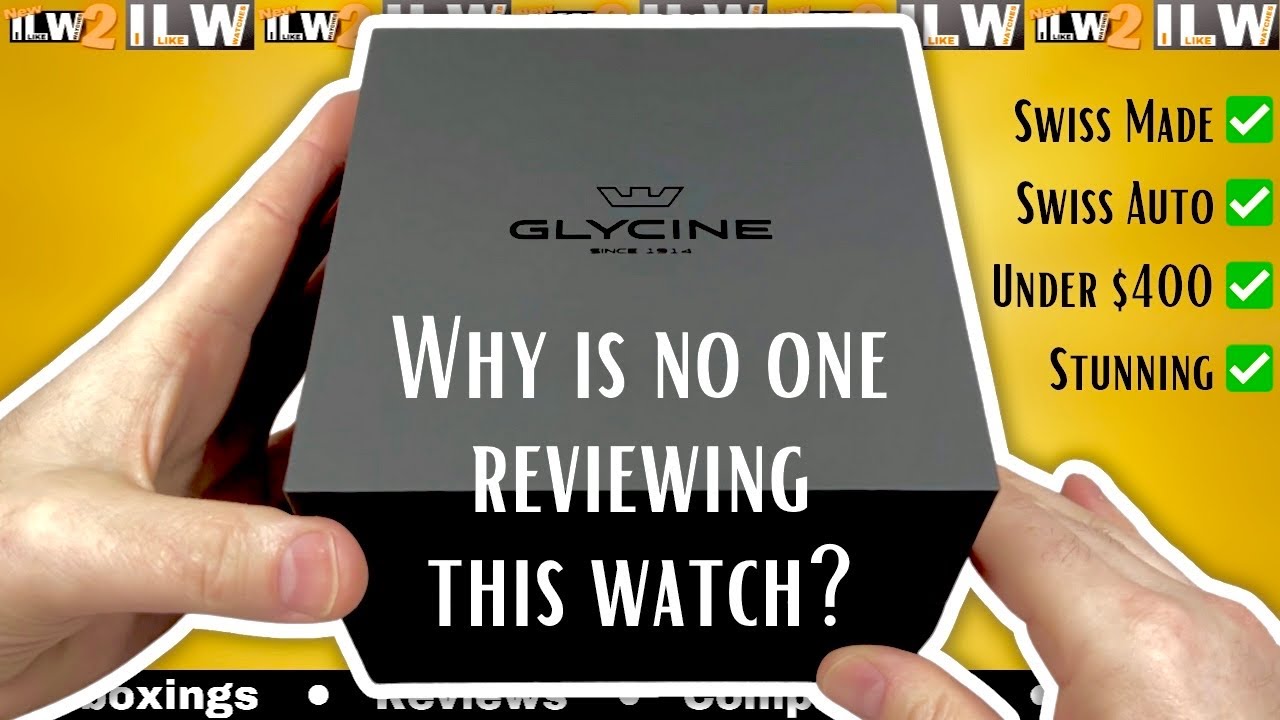 I PAID $379 FOR THIS GLYCINE...IT'S VERY SILVERY...AND BEAUTIFUL! SWISS MADE ✅ SWISS AUTO ✅