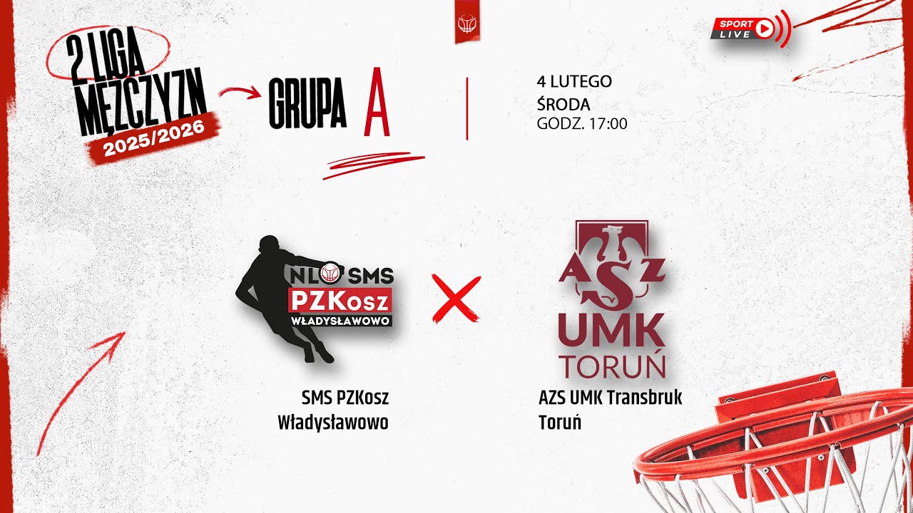 SMS PZKosz Władysławowo - AZS UMK Transbruk Toruń (2 LM)