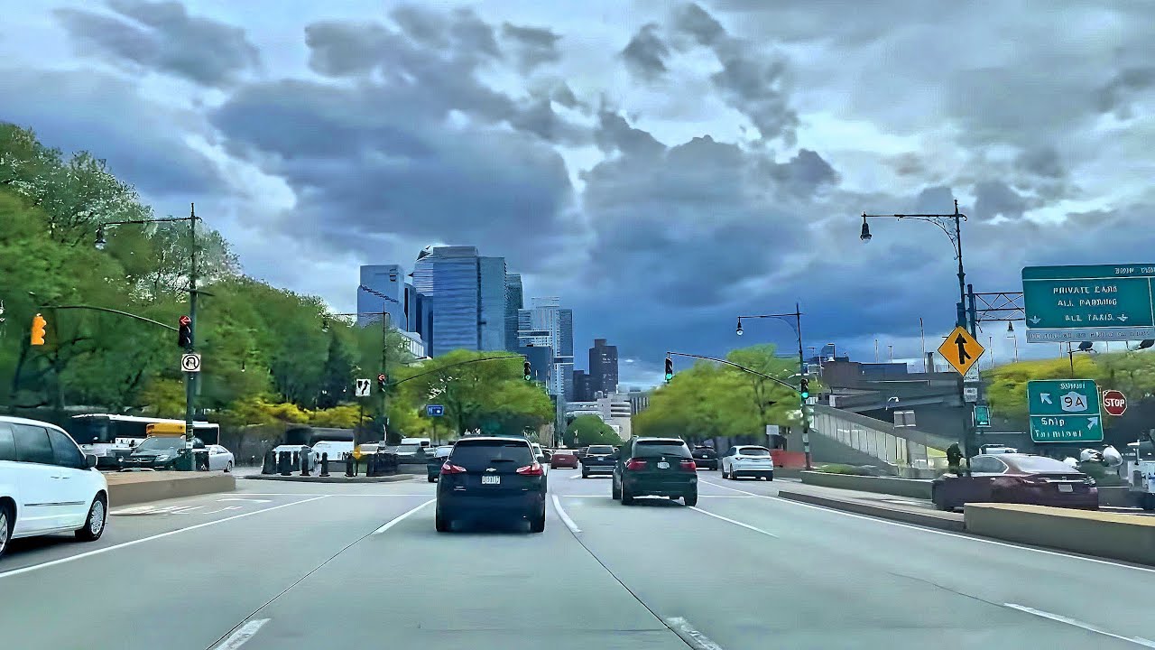 NYC Live : Tuesday Afternoon Drive Into New York City From New Jersey.