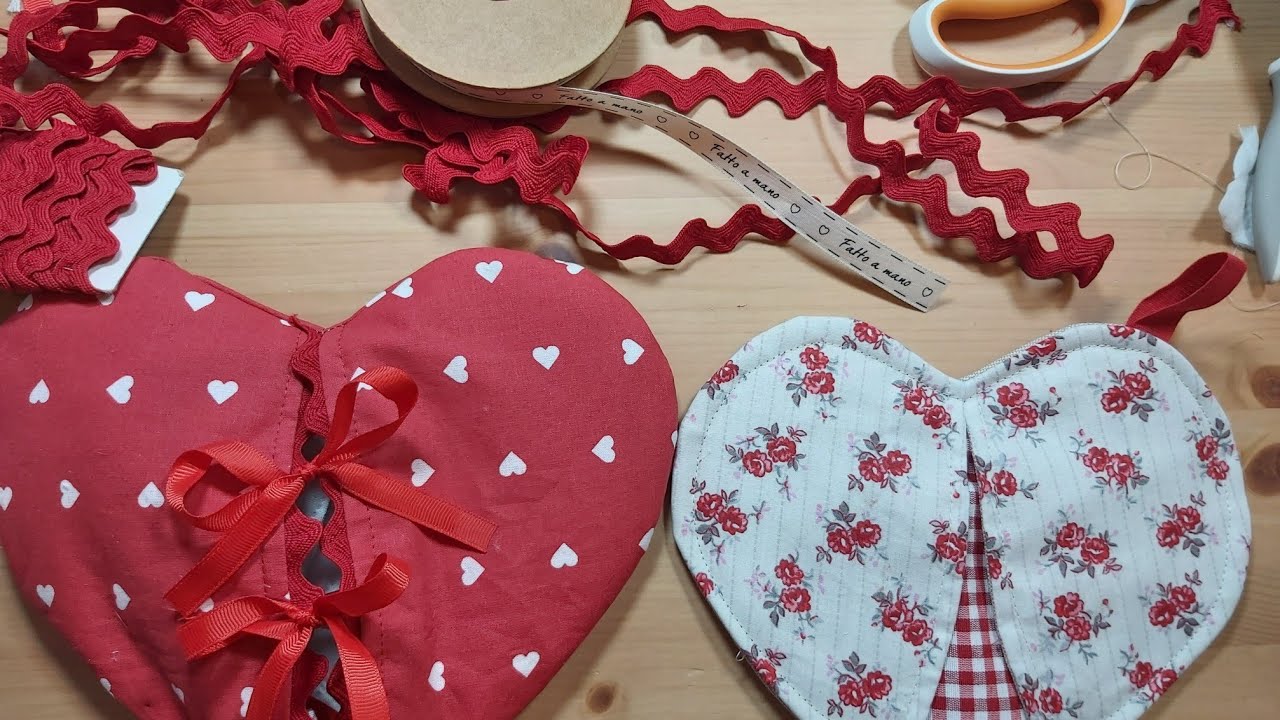 #455 Idee per San Valentino: Presina e porta doni o cioccolatini cuore #SweetSusi modello gratis