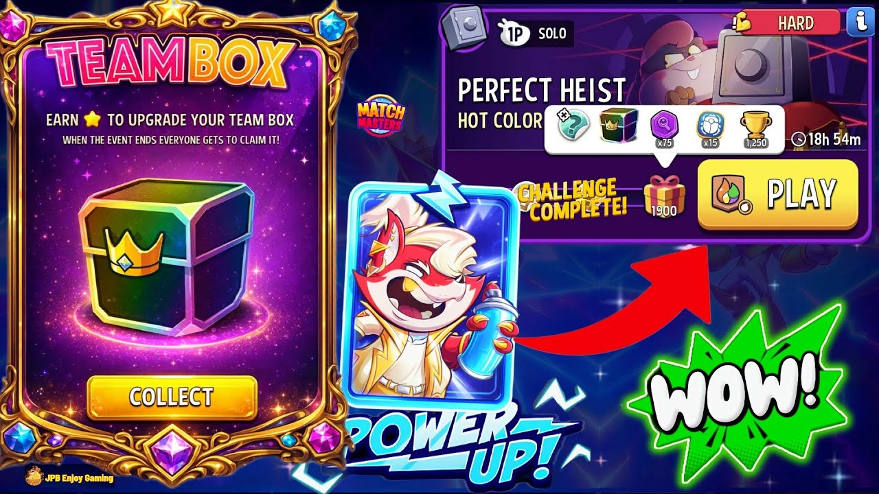 Small Legendary Box🎁Team Box🎁 HARD~ Hot Color+Bombs Away/ Perfect Heist 