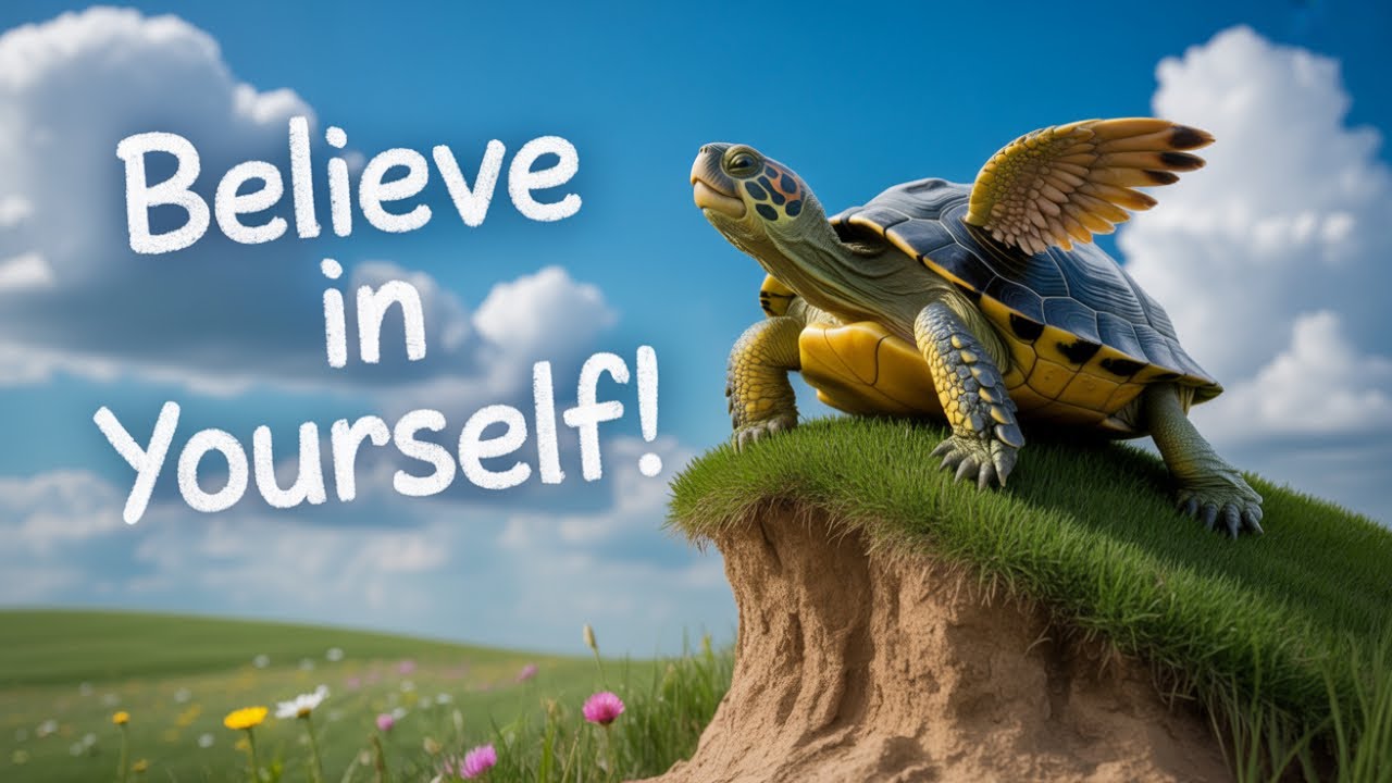 The Turtle Who Learned to Fly 🐢✨ | Dream Big Kids Story