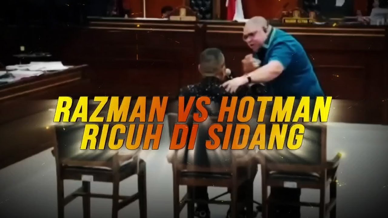 Razman Vs Hotman Paris Ricuh di Sidang | Kabar Petang tvOne