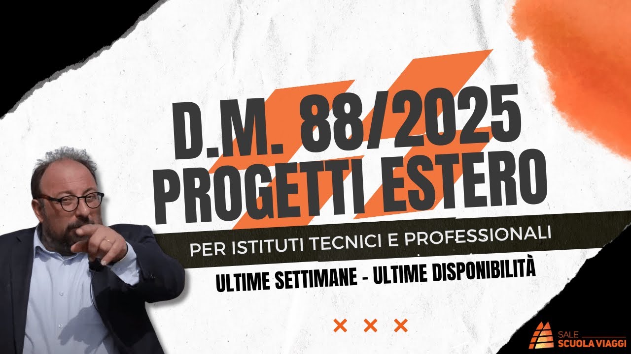 PNRR e DM88/2025 - Ultime settimane e Guida Last Minute alle Destinazioni realmente fattibili 📱
