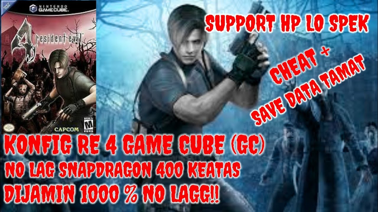 Konfig 60 FPS RE4 GAME CUBE(GC) Dolphin mmj no lag snap dragon 400-600 auto ngacir tnpa lag100 %