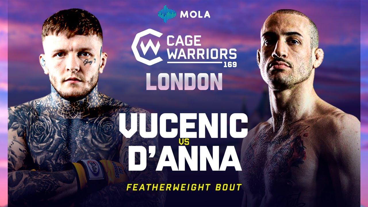 JORDAN VUCENIC vs SIMONE D'ANNA | REPLAY | CAGE WARRIORS 169 | MOLA TV