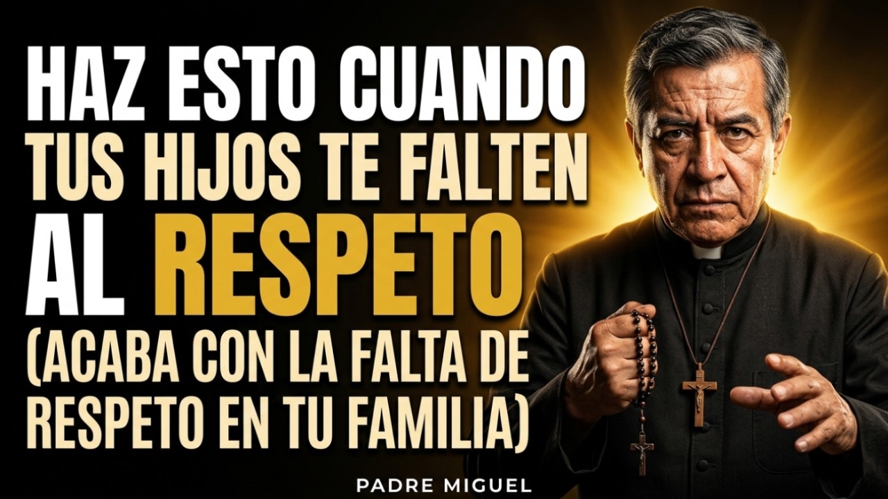 CUANDO tus hijos te ignoren y no te respeten, pide a la Virgen y cambiará todo | Padre Miguel