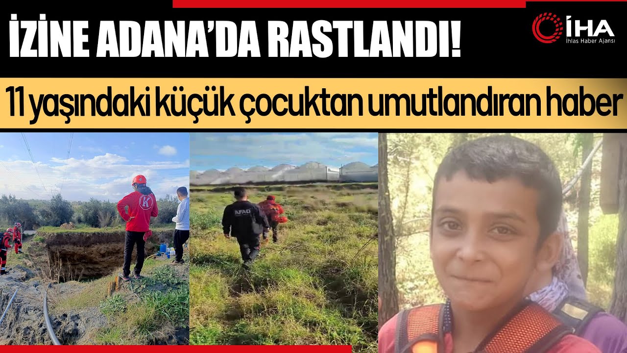 Kayıp Küçük Ali için umutlandıran haber Adana'dan geldi