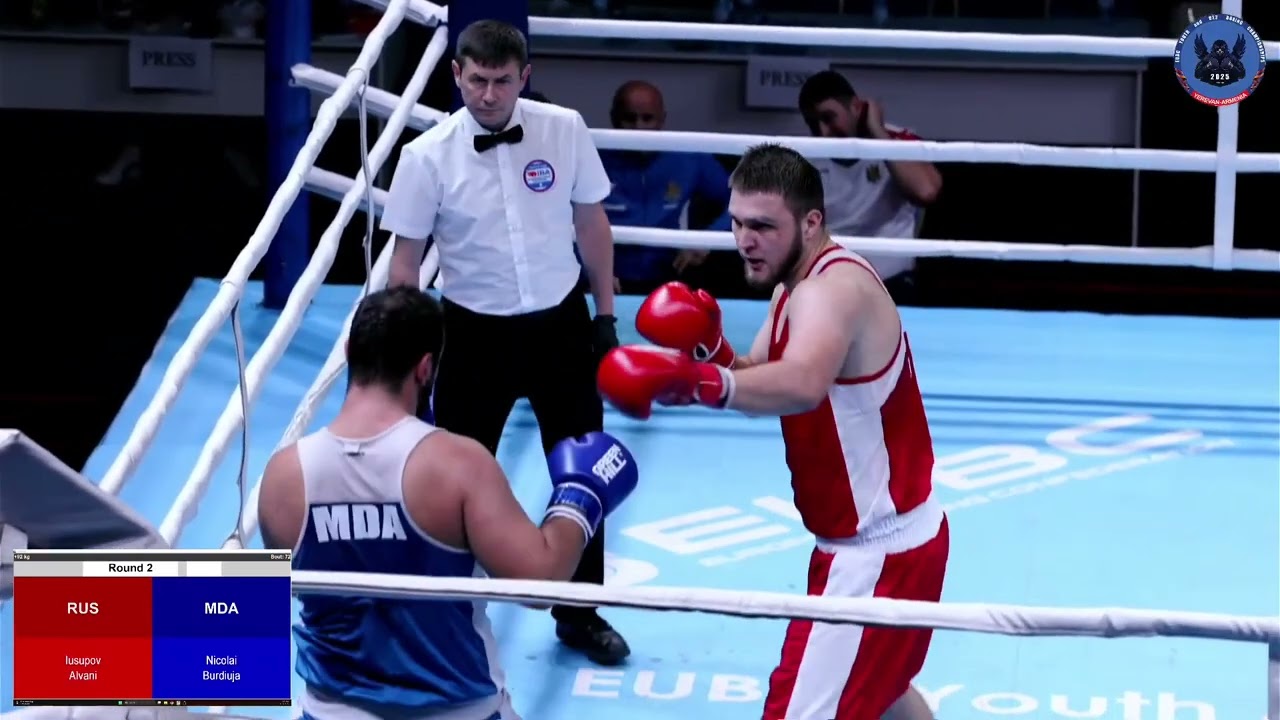 Alvani Yusupov (RUS) vs. Nicolai Burduja (MDA) EUBC U23 Championships 2025 Final (92+kg)