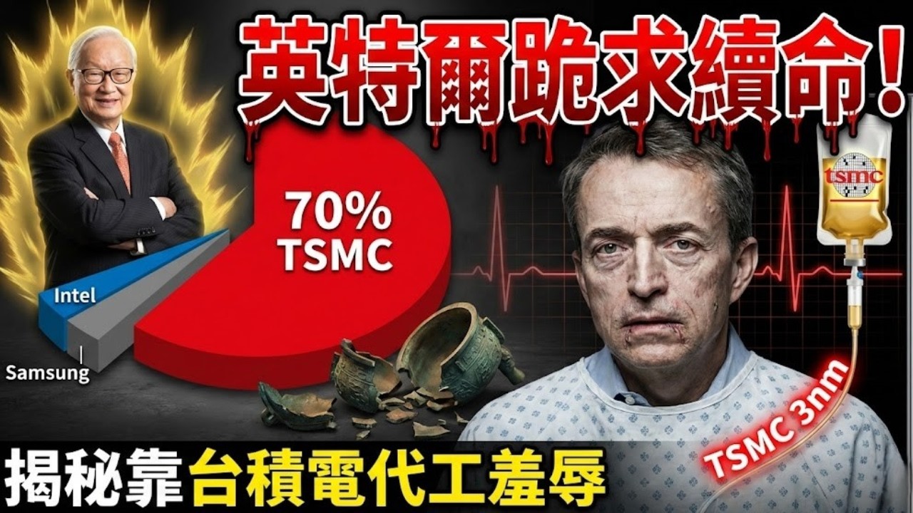 別再說三足鼎立了！台積電市佔突破70%的背後：英特爾竟要靠對手代工續命？