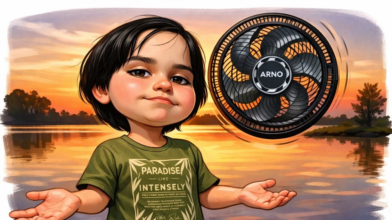 Ventilador Arno não queima 😱😱 será que é verdade? #pietronatel Fan Kipasangin Kipas Angin balling 