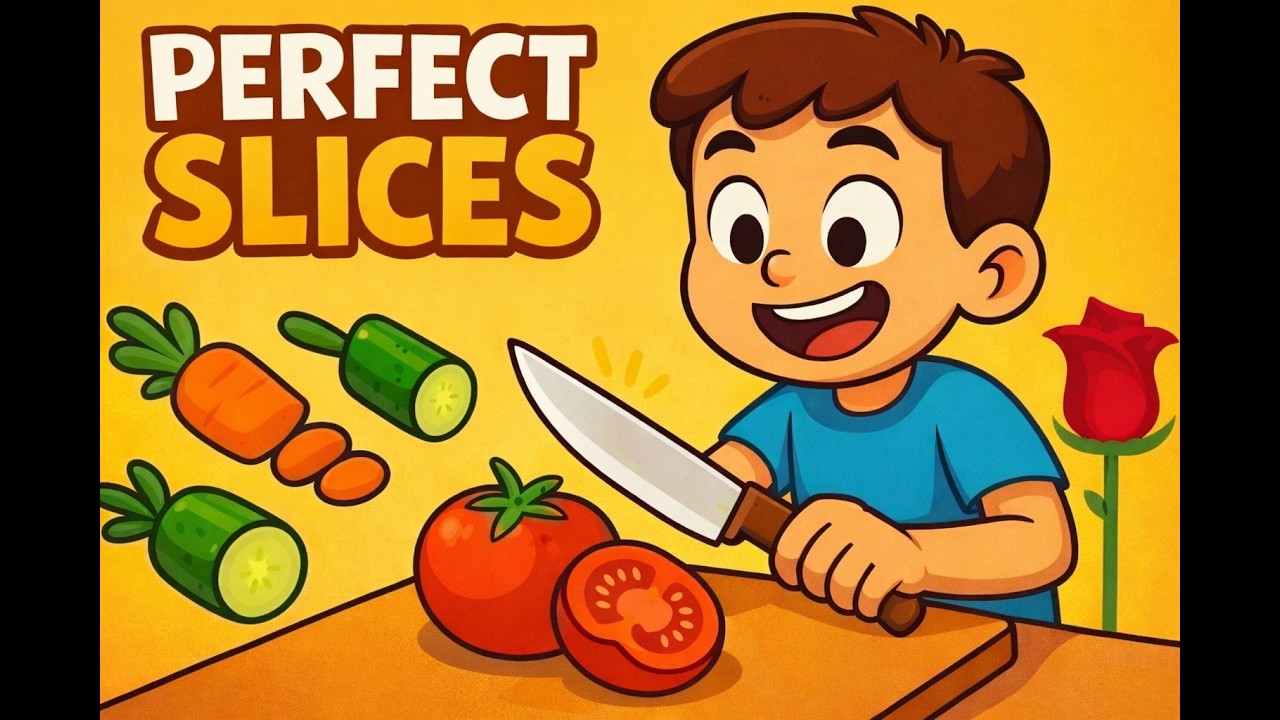 A PERFECTperfect Slices Game Video #cartoon #kids #perfectslicesgame #shorts #shortfeed #games