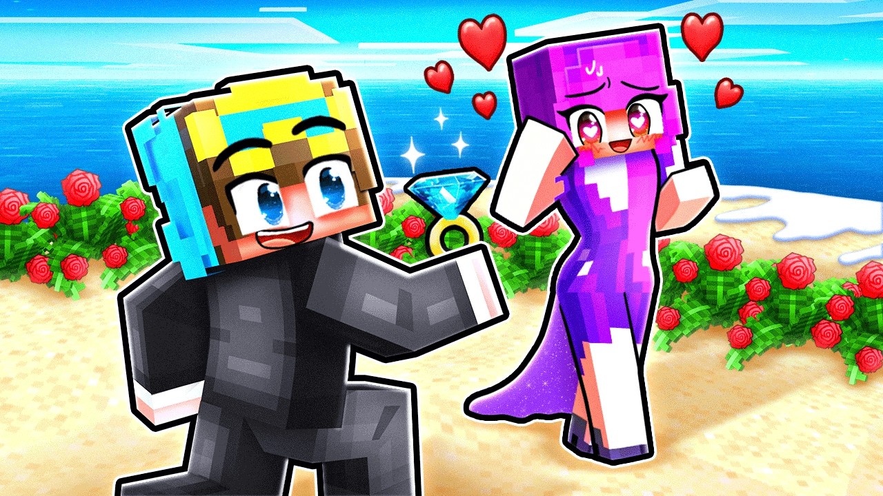 Нико делает предложение своей возлюбленной в Minecraft!
