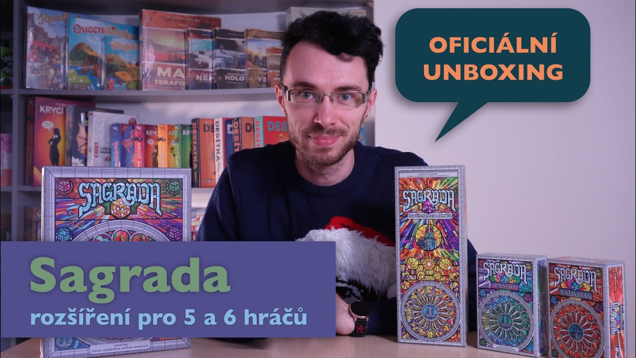Sagrada: Rozšíření pro 5 a 6 hráčů – Co najdete v krabici?