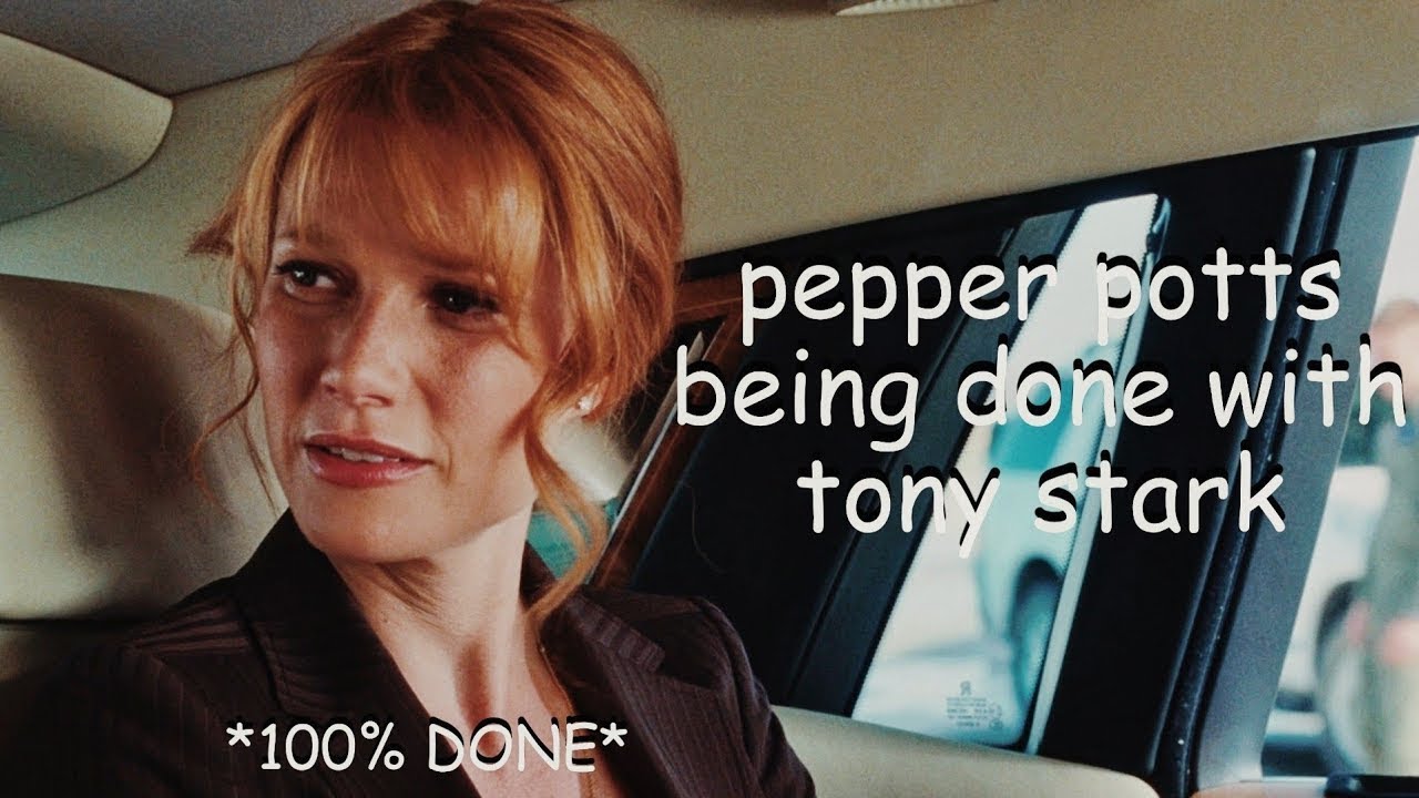 pepper potts being done with tony stark #01
