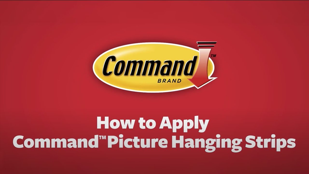 How To Use Command Strips&mdash; Applying Picture Hanging Strips
