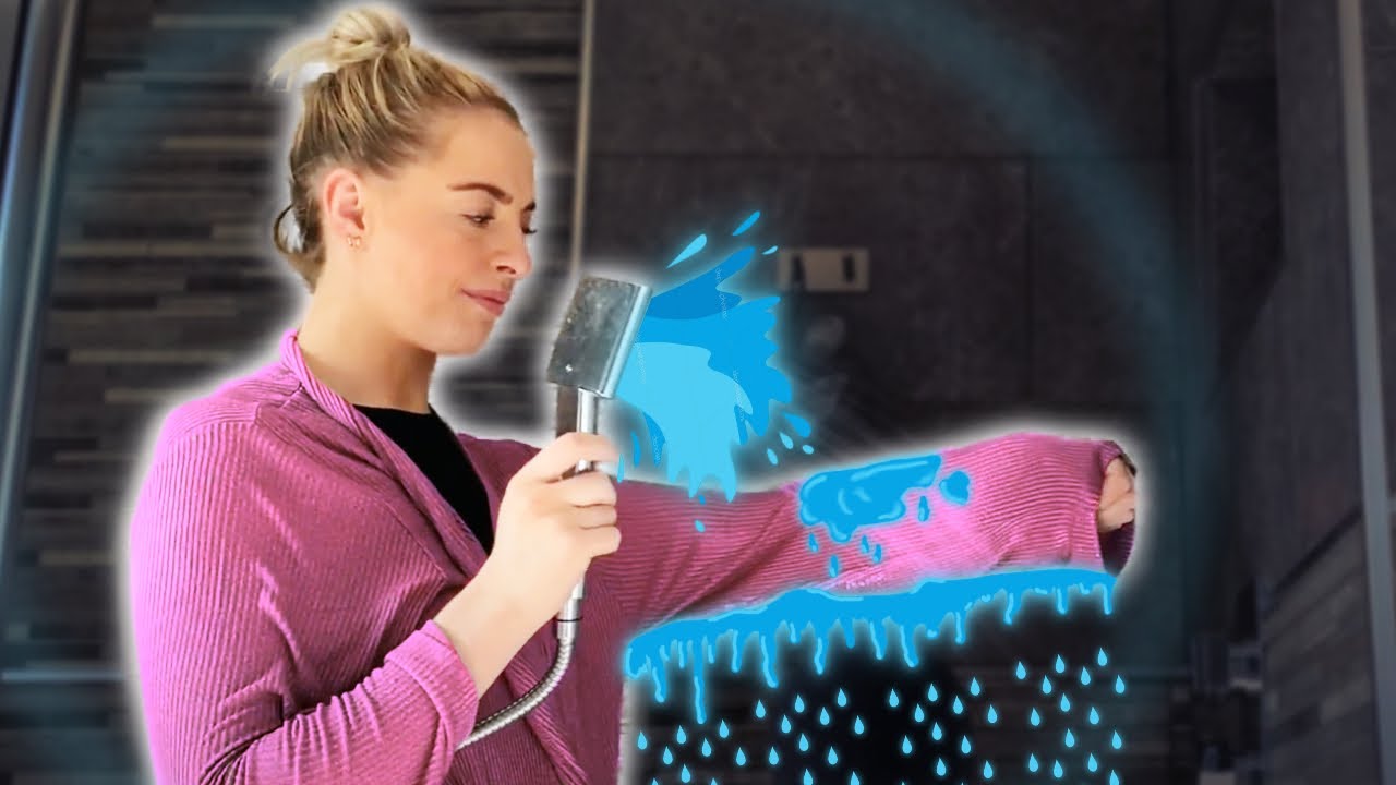 [ASMR] Wet clothes sounds | Bath Robe | Autumn Dressing Gown [Relax] 🚿