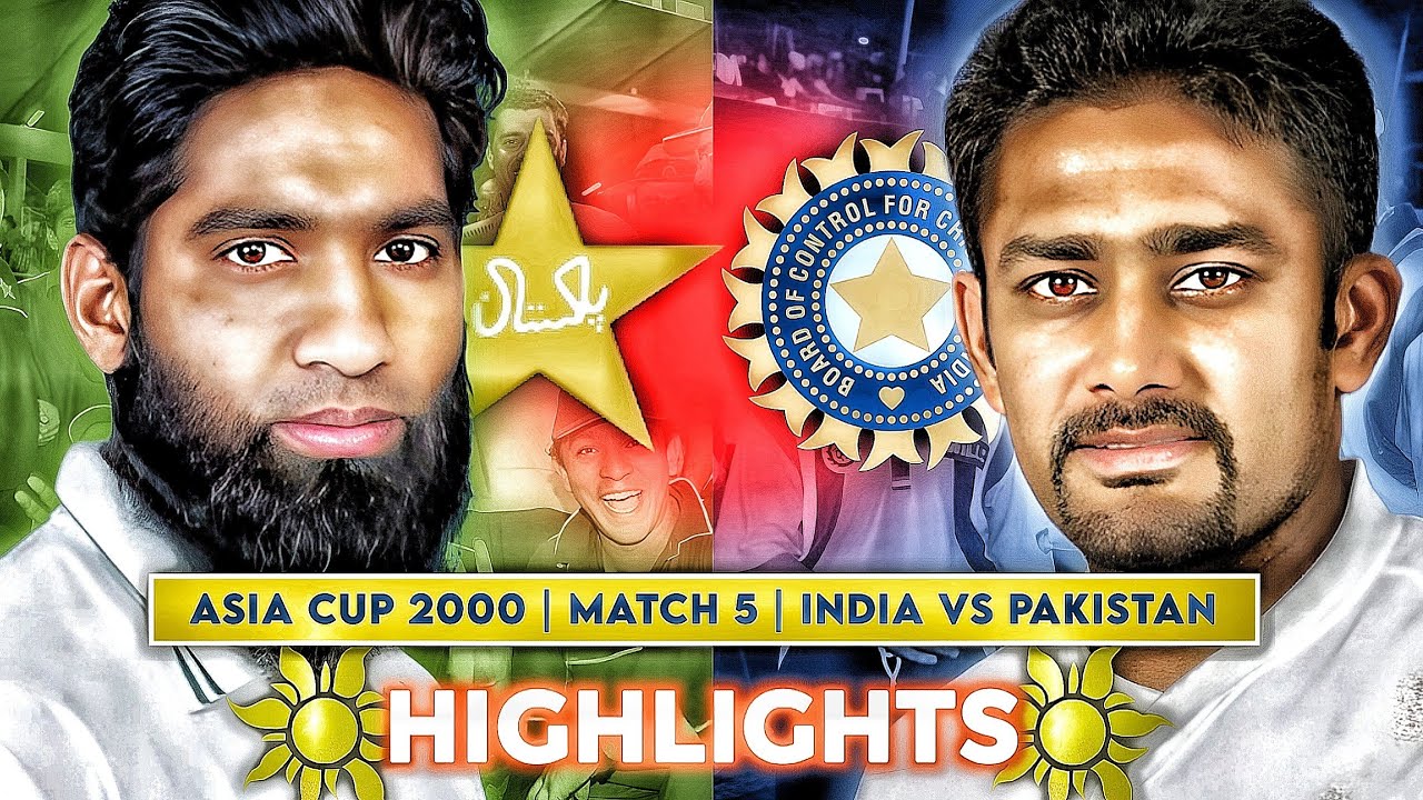 Asia Cup 2000 | Match 5 | India Vs Pakistan 
