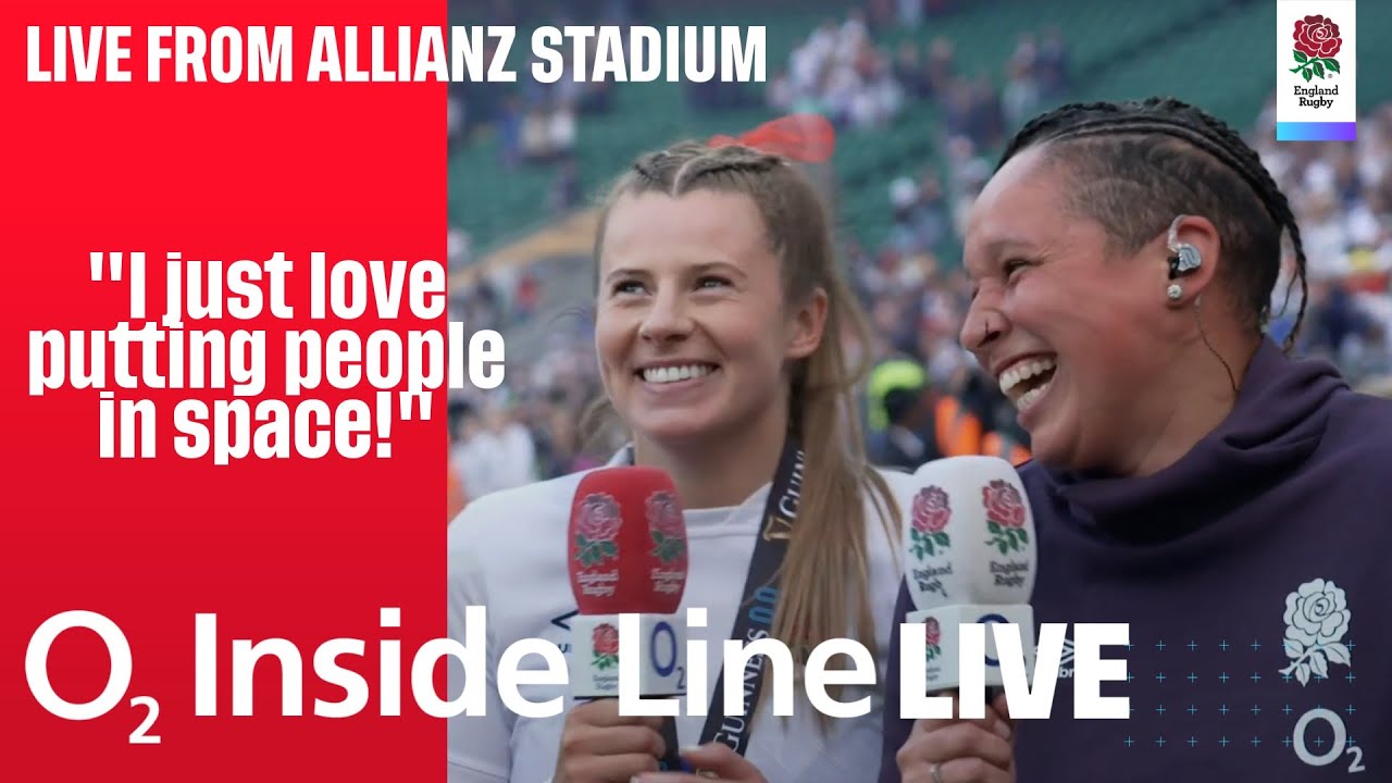 Red Roses win Grand Slam reaction 🏆 | Harrison, Sing, Feaunati, Mitchell | O2 Inside Line Live
