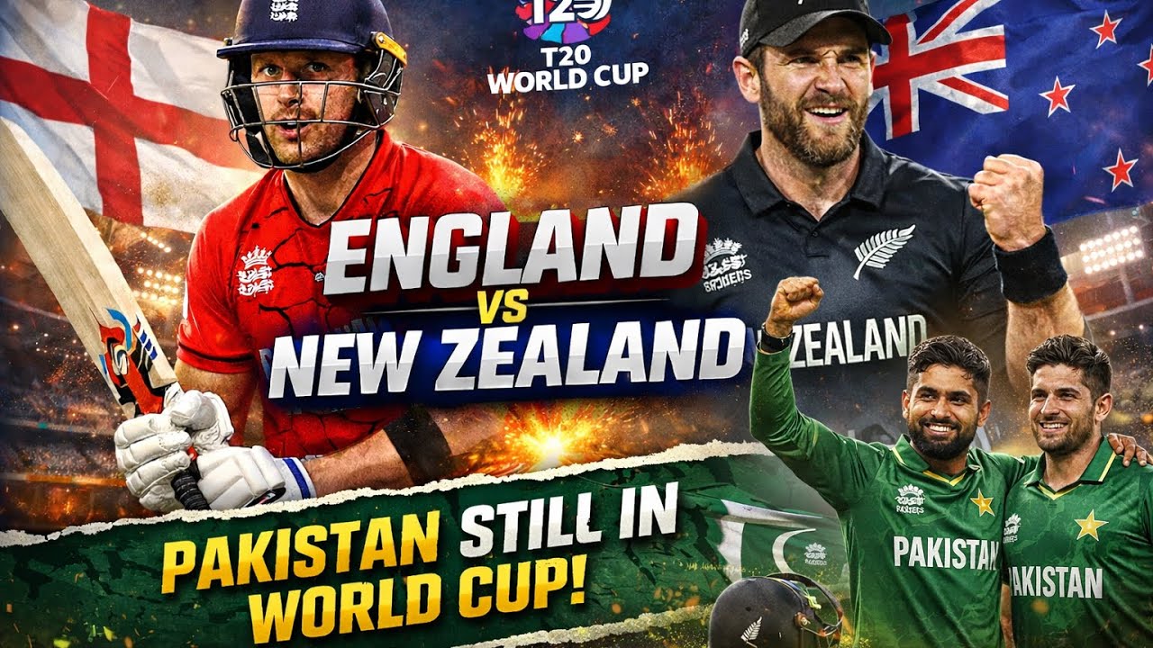 Pakistan still in semifinal race | Eng vs NZ | T20 world cup 2026 | India