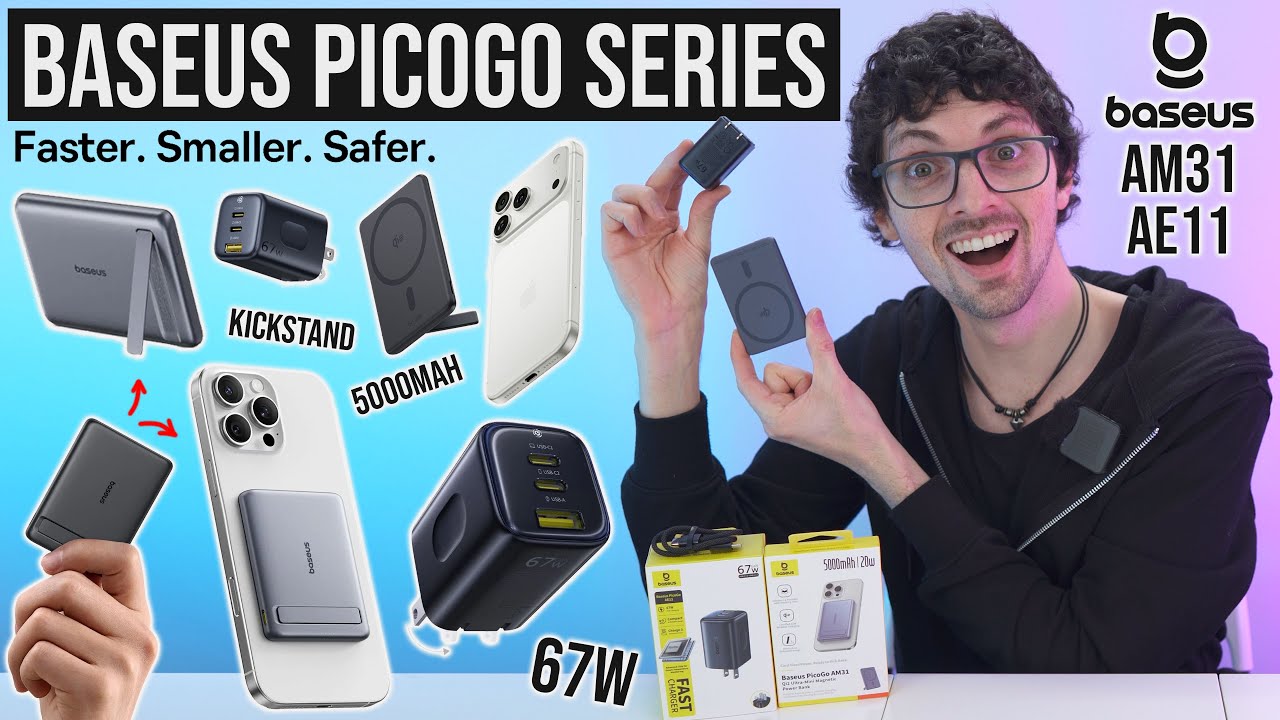 2025's Smallest High-Power Charging Kit for Travel! - Baseus PicoGo AE11 & AM31 Review & Test