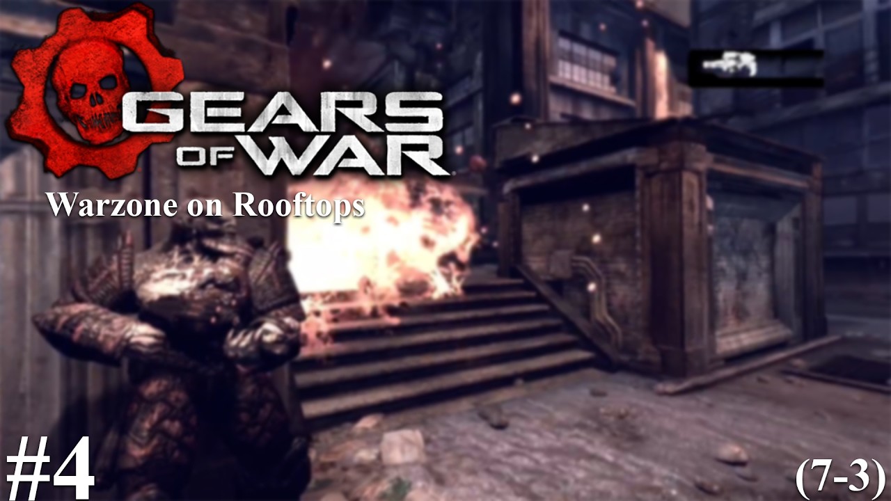 Gears of War | Warzone on Rooftops | Xbox Series X Gameplay 7