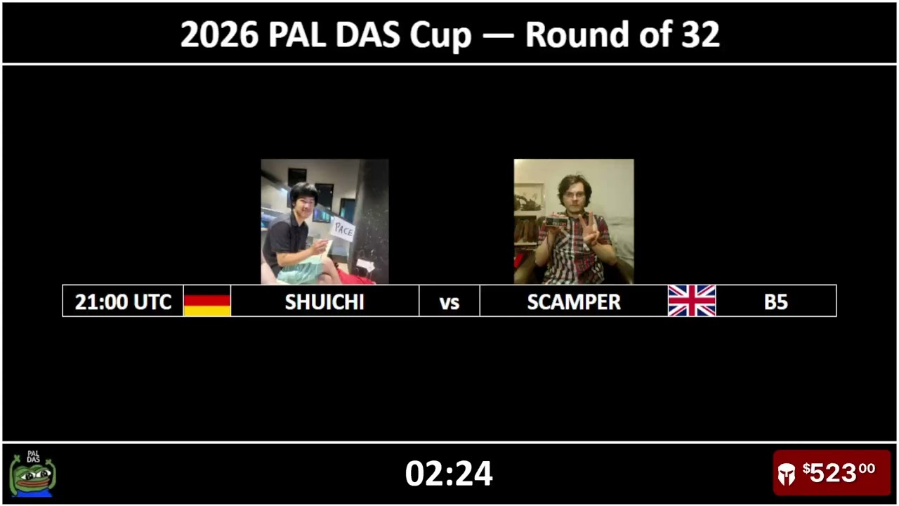 2026 PAL DAS Cup | Ro32 | SHUICHI vs SCAMPER | 2026-02-10