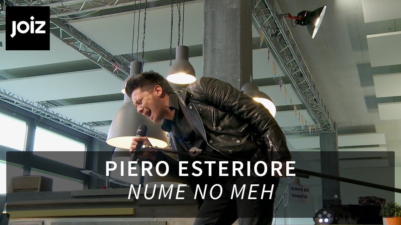 Piero Esteriore - Nume No Meh (live at joiz)