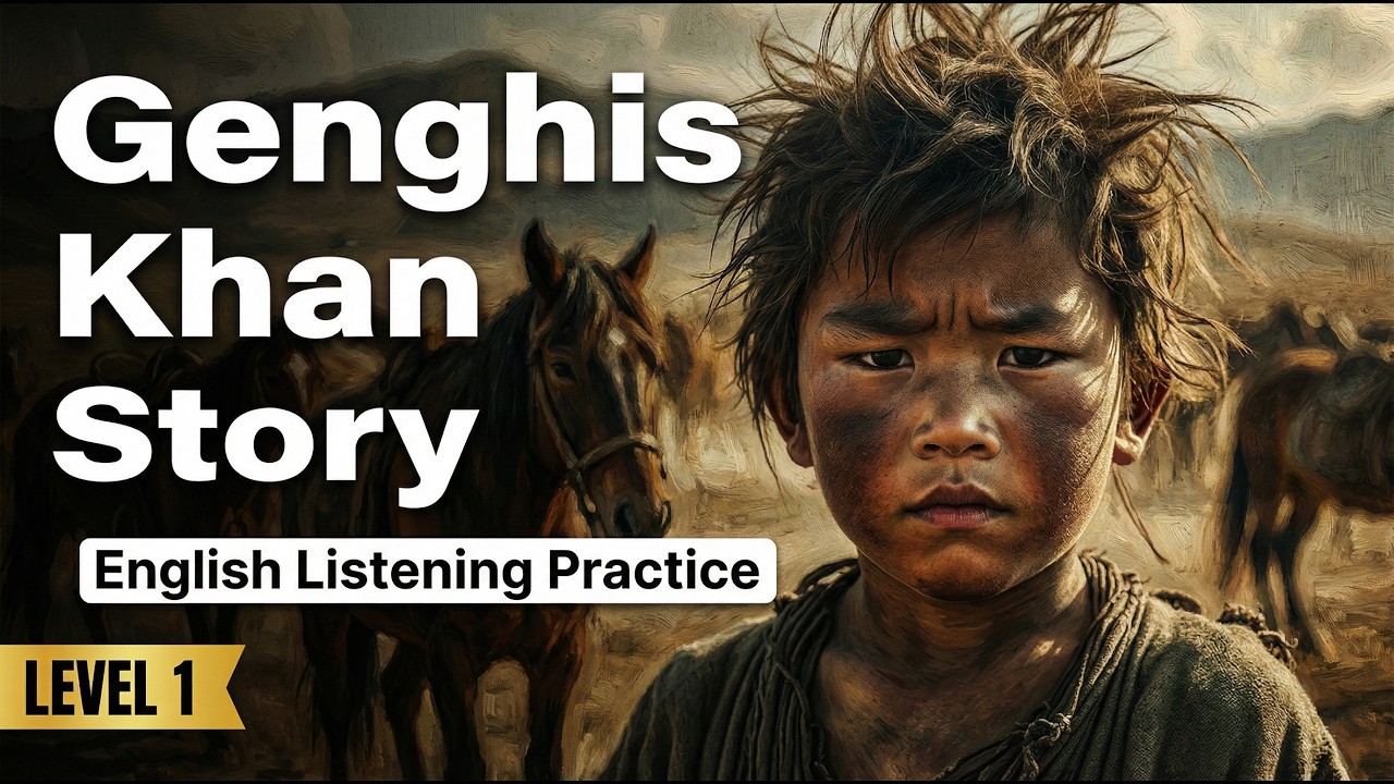 The Brutal Childhood of Genghis Khan | Learn English Naturally ✅