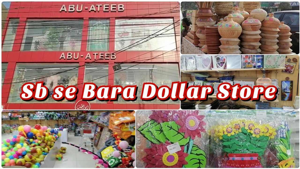 Visit to Abu Ateeb||Sb se Bara Dollar store||Every thing under one roof😍