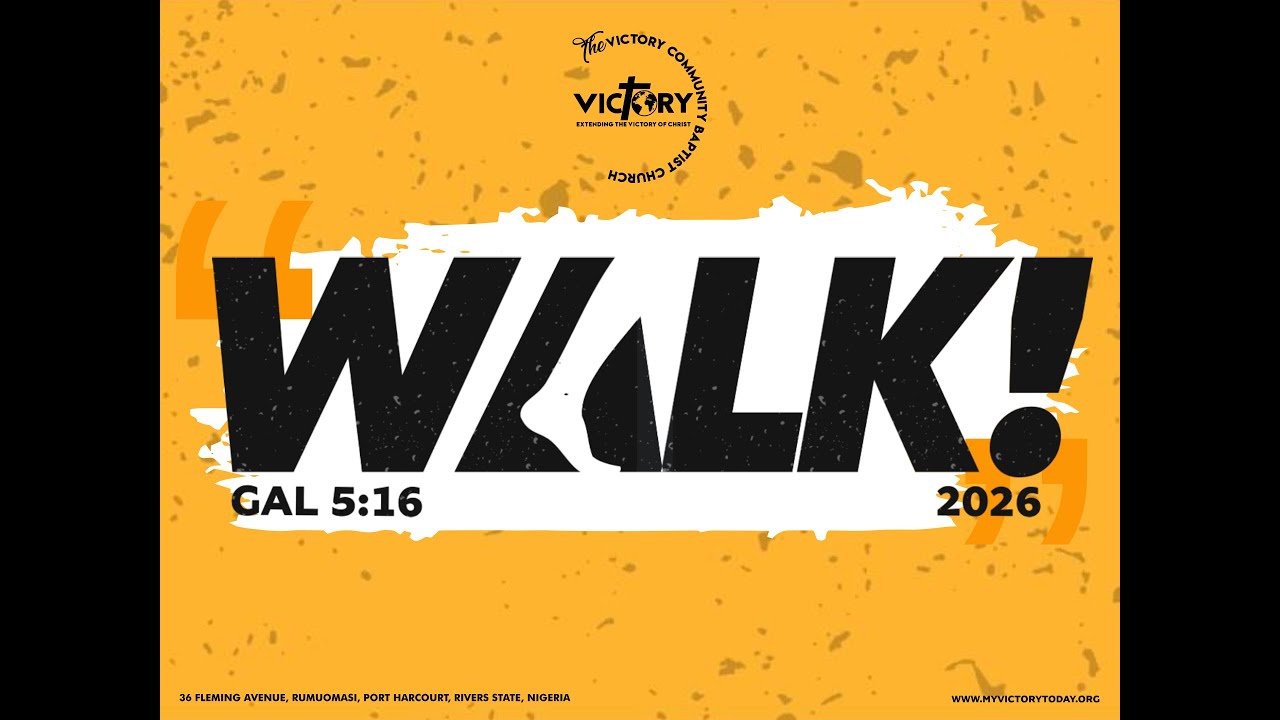 SUNDAY SERVICE: Walk -The Misleading Attraction of Error // REV GIDEON B. BAGUDU