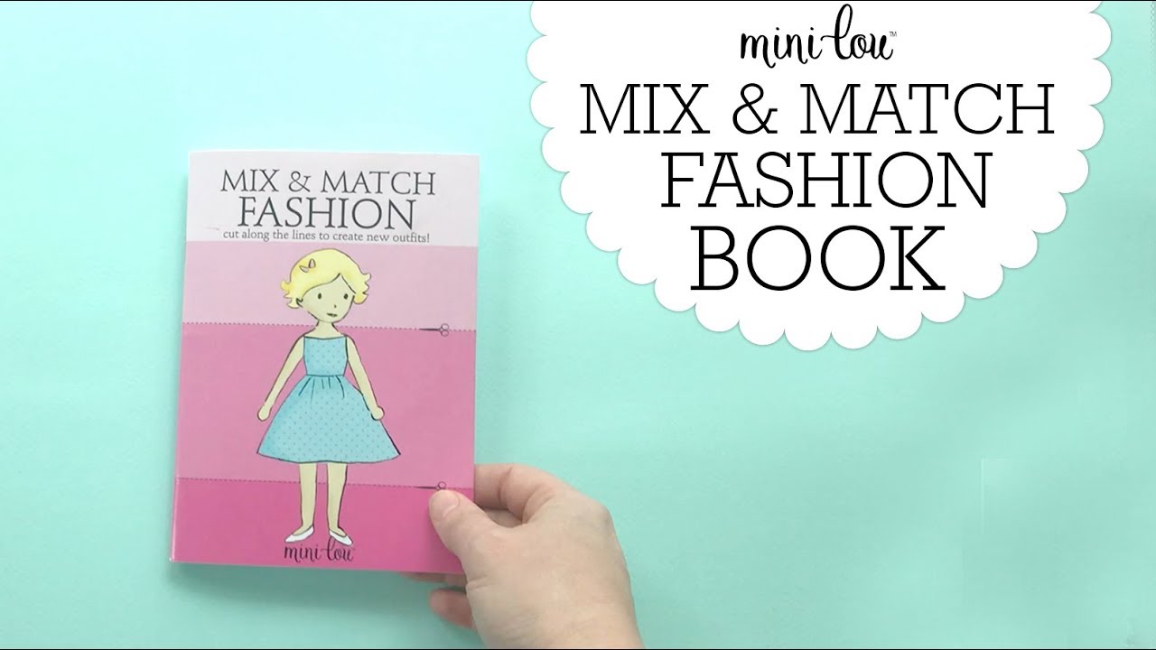 Create and color a Kids Fashion Book