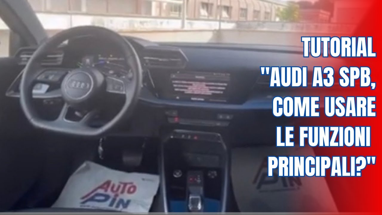 Tutorial A3  SPB 35 TDI S tronic Business Advanced
