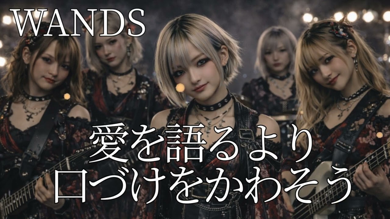 愛を語るより口づけをかわそう / WANDS　ギャル達がバンド組んでロックでカバーしてみた【AIGirls Rock Band Metal Cover】