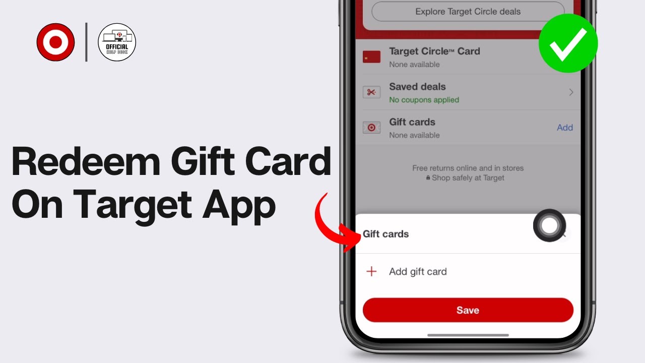 How To Redeem Gift Card On Target App 2024 (Full Guide)