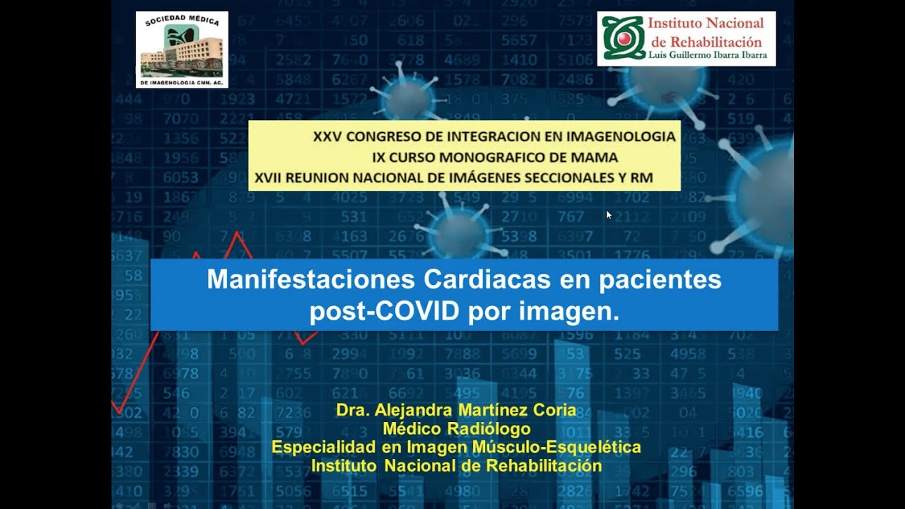 1 - 16 Manifestaciones cardiacas por imagen en el paciente post-COVID | Dra. Martínez