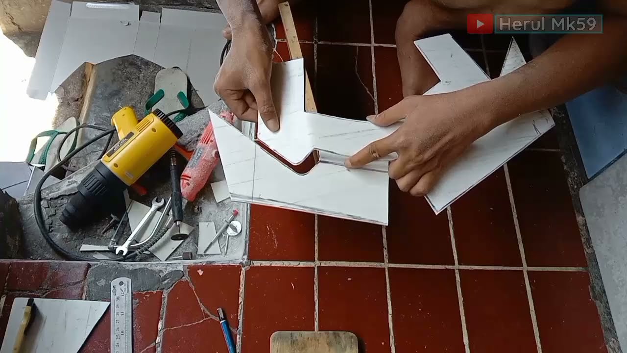 membuat winglet honda vario