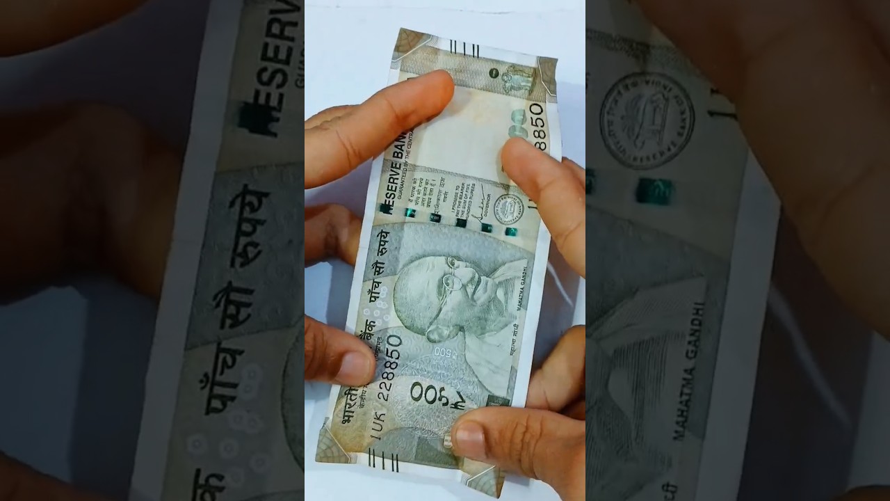 NOTE ka JADU 💸✨️ || Note se Shirt Banaya 👕  Phir Khol diya 😲 Bilkul Safe Note 💸  