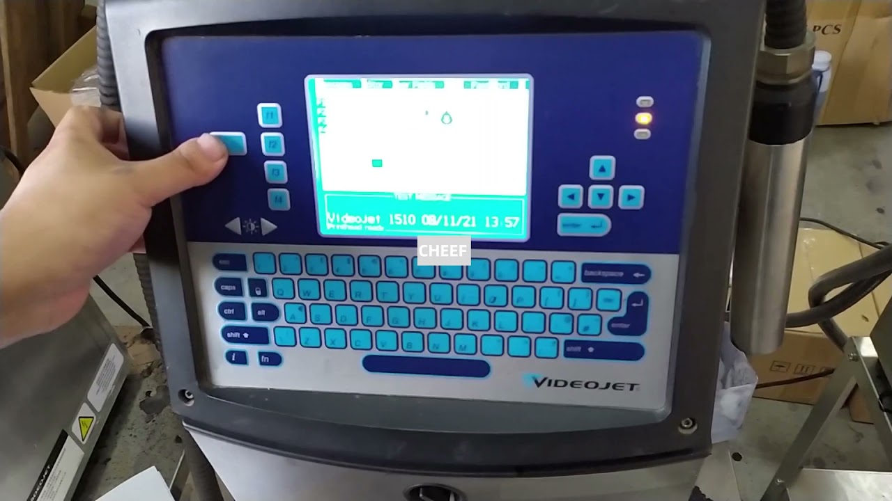 Printing test of Videojet 1510 and 1620 inkjet printers!